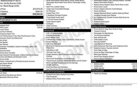 HYUNDAI SANTA FE 2020 5NMS53AA8LH178214 image